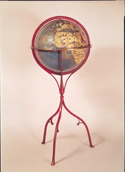Terrestrial Globe, Showing the Indian Ocean, Made in Nuremberg, 1492